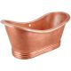 Compact Patina Copper Bathtub For Small Modern Spaces
